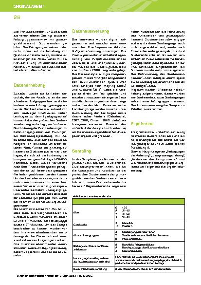 Vorschauseite 3: Qualifikationsbedarfe von Praxisanleitenden in primärqualifizierenden Studiengängen Eine qualitative Erhebung