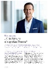 Vorschauseite 1: "KI ist für uns ein großes Thema."