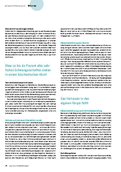 Vorschauseite 3: Guter Hoffnung sind die Wenigsten