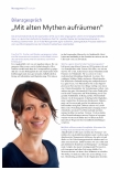 Vorschauseite 1: Bilanzgespräch „Mit alten Mythen aufräumen“