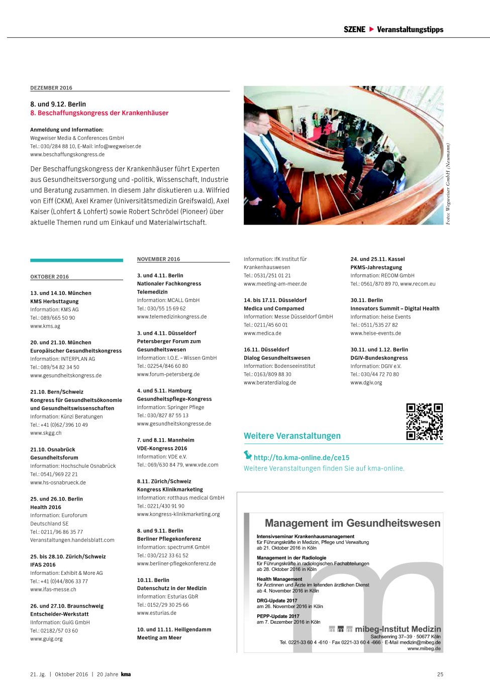 Vorschauseite 1: Veranstaltungstipps