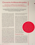 Vorschauseite 1: Chronische Achillodynie | Entwicklung und Effekte eines evidenzbasierten Heimübungsprogramms als alternative Behandlungsoption