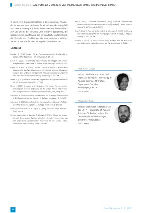 Vorschauseite 5: Soziale Diagnostik digital – web-basierte Instrumente für das Case Management