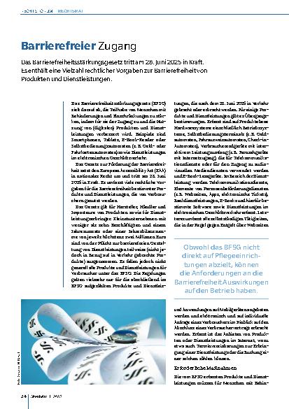 Vorschauseite 1: Barrierefreier Zugang
