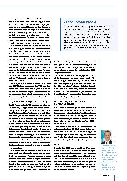Vorschauseite 2: Barrierefreier Zugang