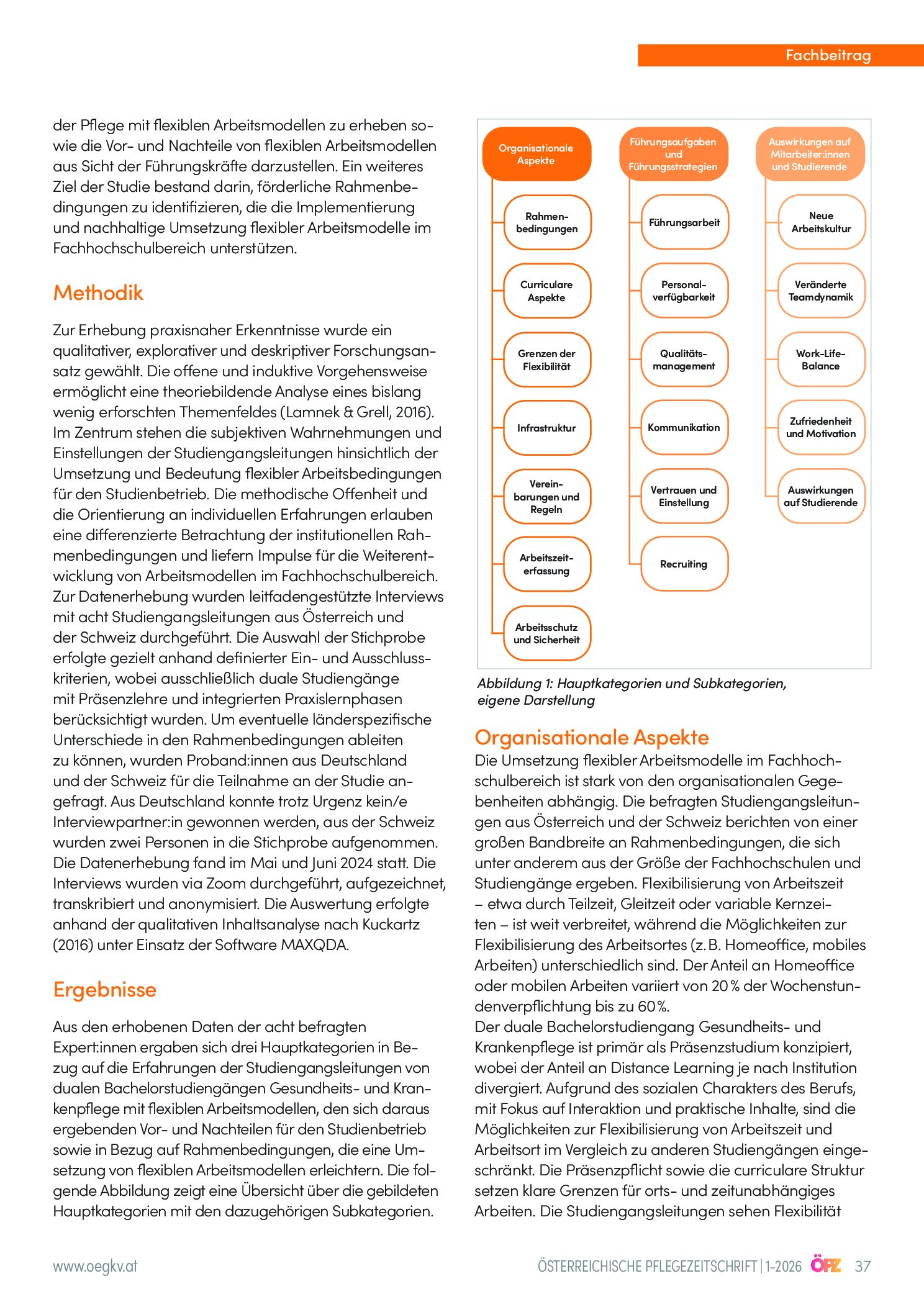 Vorschauseite 2: Flexible Arbeitsmodelle im Fachhochschulbereich
