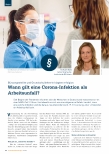 Vorschauseite 1: Büroangestellte und Grundschullehrerin klagten erfolglos. Wann gilt eine Corona-Infektion als Arbeitsunfall?