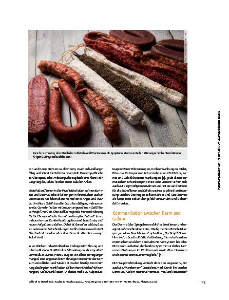 Vorschauseite 3: Diätetik in der Psychiatrie – Ernährungsumstellung als Grundbaustein für psychisches Wohlbefinden