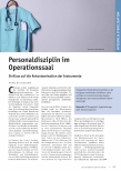 Vorschauseite 1: Personaldisziplin im Operationssaal - Einfluss auf die Rekontamination der Instrumente
