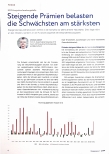 Vorschauseite 1: Steigende Prämien belasten die Schwächsten am stärksten.