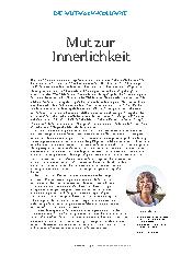 Vorschauseite 1: Mut zur Innerlichkeit