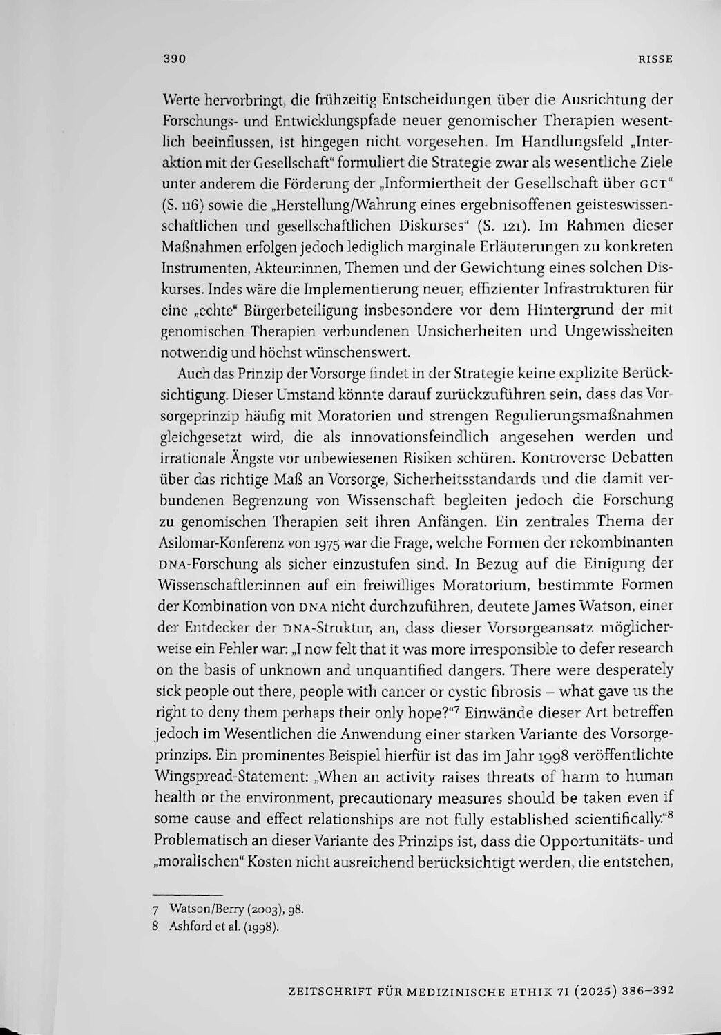 Vorschauseite 5: Aktuelle ethische Empfehlungen