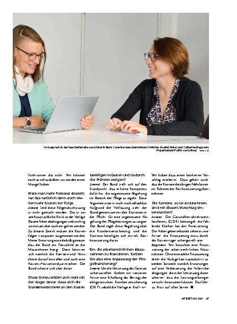 Vorschauseite 4: "Kosten müssen transparent ausgewiesen werden."