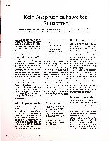 Vorschauseite 1: Kein Anspruch auf zweites Gutachten.