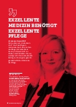 Vorschauseite 1: EXZELLENTE MEDIZIN BENÖTIGT EXZELLENTE PFLEGE