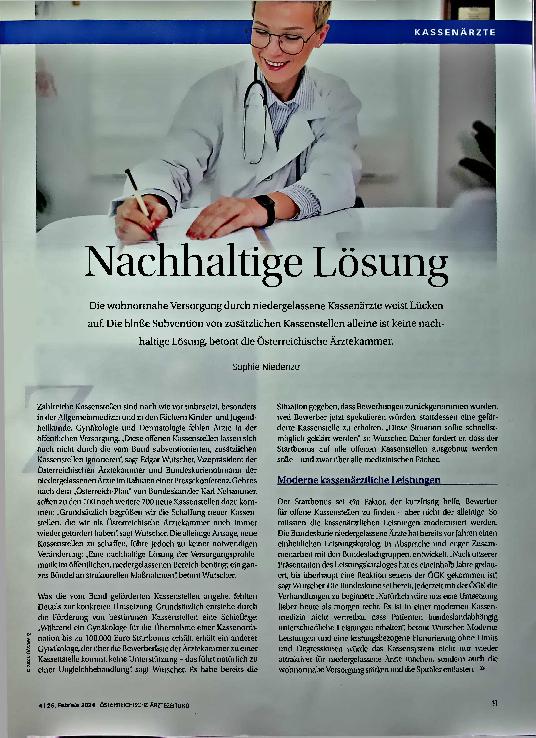 Vorschauseite 1: Nachhaltige Lösung