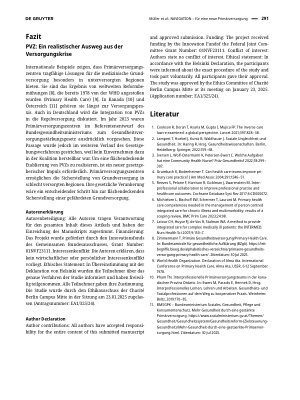 Vorschauseite 4: NAVIGATION – für eine neue Primärversorgung