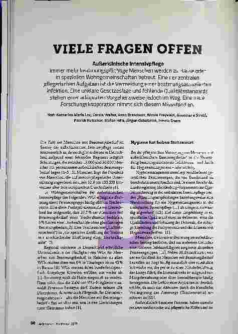 Vorschauseite 1: VIELE FRAGEN OFFEN.