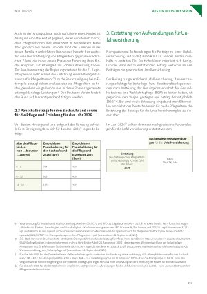 Vorschauseite 3: Empfehlungen des Deutschen Vereins zur Fortschreibung der monatlichen Pauschalbeträge in der Vollzeitpflege (§§ 33, 39 SGB VIII) für das Jahr 2026