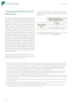 Vorschauseite 4: Empfehlungen des Deutschen Vereins zur Fortschreibung der monatlichen Pauschalbeträge in der Vollzeitpflege (§§ 33, 39 SGB VIII) für das Jahr 2026