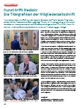 Vorschauseite 1: Kunst trifft Medizin: Die Titelgrafiken der Mitgliederzeitschrift