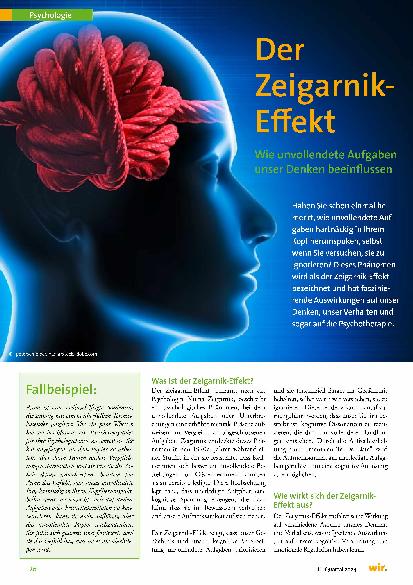 Vorschauseite 1: Der Zeigarnik-Effekt