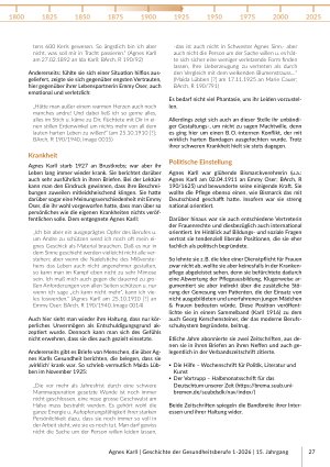 Vorschauseite 4: Agnes Karll: Familienmensch, Freundin, Schwester, Krankenpflegerin, Versicherungsagentin, Funktionärin Wie der Mensch die Organisation formte