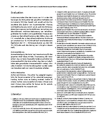 Vorschauseite 3: CTC: kommunale Gesundheitsförderung bei Kindern und Jugendlichen