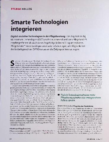 Vorschauseite 1: Smarte Technologien integrieren