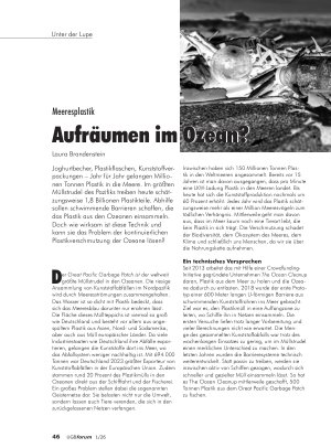 Vorschauseite 1: Meeresplastik Aufräumen im Ozean?