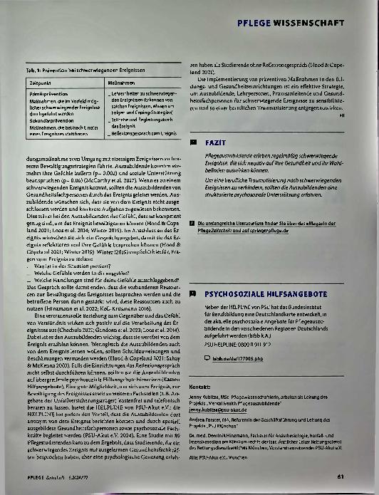 Vorschauseite 3: Wenn der Schock anhält