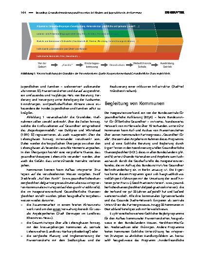 Vorschauseite 2: Gesundheitsförderung und Prävention bei Kindern und Jugendlichen in der Kommune