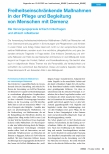 Vorschauseite 1: Freiheitseinschränkende Maßnahmen in der Pflege und Begleitung von Menschen mit Demenz