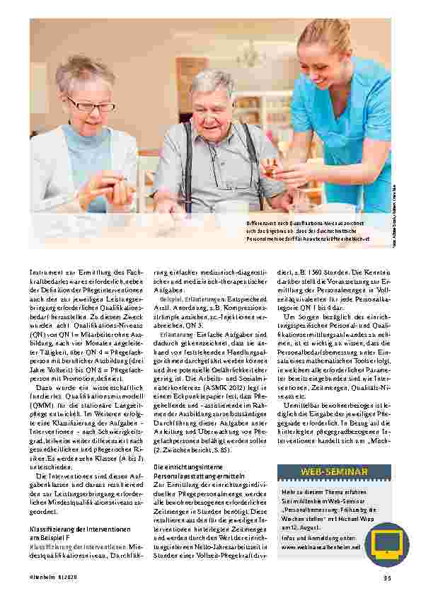 Vorschauseite 2: Neuer Qualifikationsmix mit mehr Personal