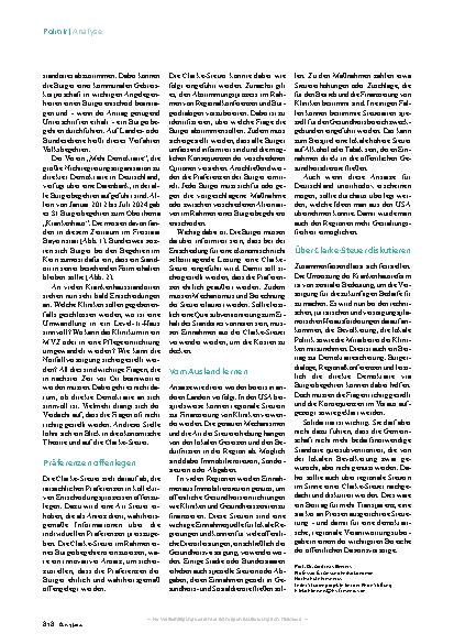 Vorschauseite 3: Krankenhausreform Dem Bürgerwillen auf der Spur