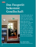 Vorschauseite 1: Das Faxgerät bekommt Gesellschaft.