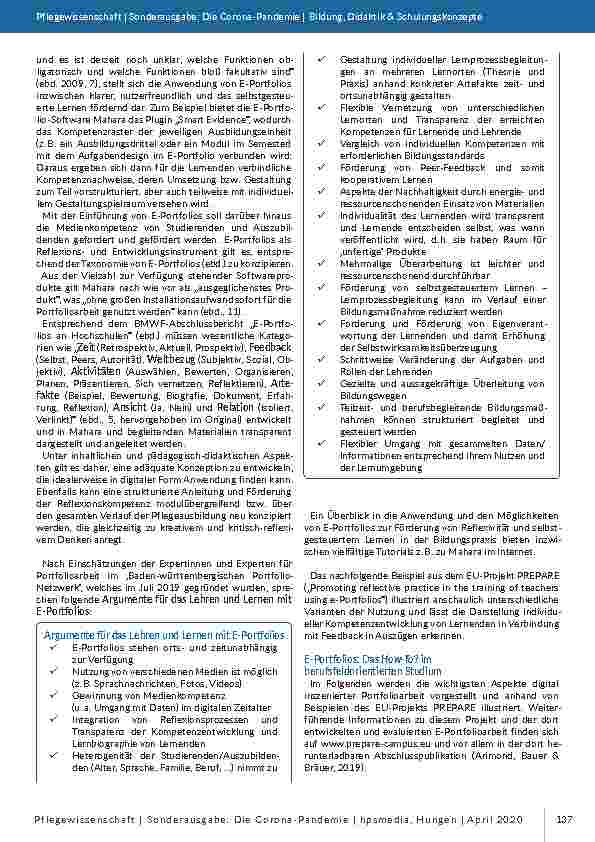 Vorschauseite 3: Plötzlich digital! ? Mit E-Portfolios eine reflexive und kooperative Praxis anleiten und begleiten