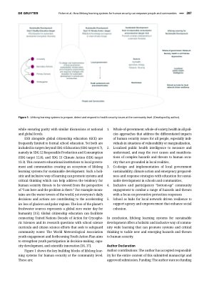 Vorschauseite 3: Wie Systeme des lebenslangen Lernens für die menschliche Sicherheit, Menschen und Gemeinschaften dazu befähigen können, global zu denken und lokal zu handeln