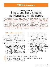 Vorschauseite 2: Stress und Entspannung bei Menschen mit Autismus