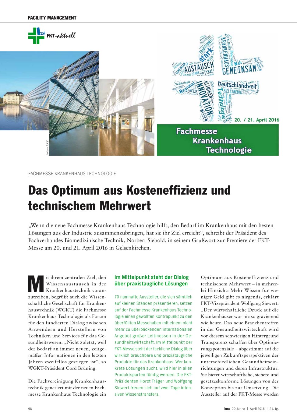 Vorschauseite 1: FKT Aktuell