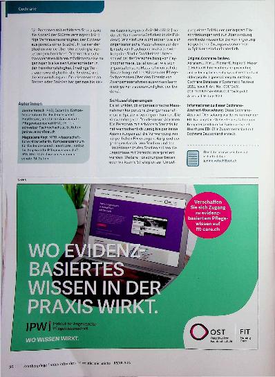 Vorschauseite 3: Mehr Freiheit für ältere Menschen im Spital