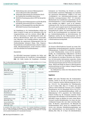 Vorschauseite 4: Integration von BETA-MeH-Innovationen in klinische Rehabilitationsstrukturen