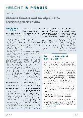 Vorschauseite 1: Aktuelle Gesetze und sozialpolitische Forderungen des bvkm
