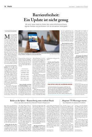 Vorschauseite 1: Barrierefreiheit: Ein Update ist nicht genug