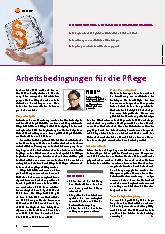 Vorschauseite 1: Arbeitsbedingungen für die Pflege