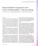 Vorschauseite 1: Bürgerschaftliches Engagement in der Freien Wohlfahrtspflege - Profil und Auftrag