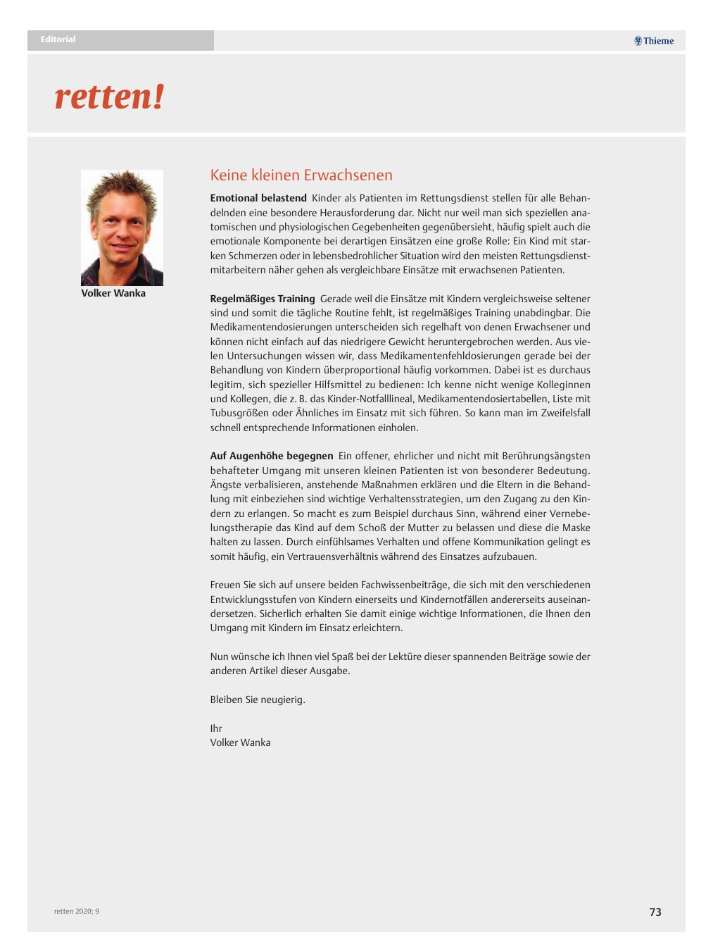 Vorschauseite 1: Keine kleinen Erwachsenen