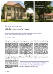Vorschauseite 1: Serie: Post Mortem Wohnen im Grünen