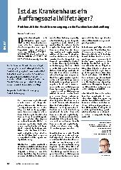 Vorschauseite 1: Ist das Krankenhaus ein Auffangsozialhilfeträger?