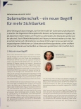 Vorschauseite 1: Solomutterschaft - ein neuer Begriff für mehr Sichtbarkeit